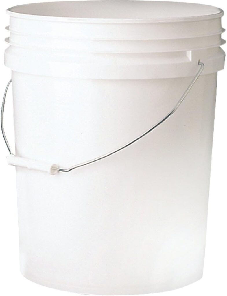 Leaktite 5 gallon plastic bucket for container gardening