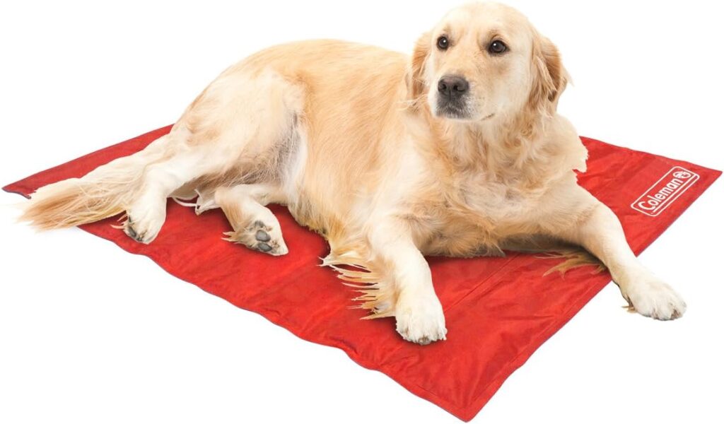 cooling dog pad for outdoor use and summer heat